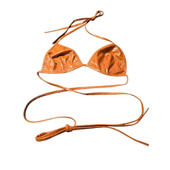 O Vianca Vegan Leatherbwrap around String‎ Bikini - Picture 1 of 3
